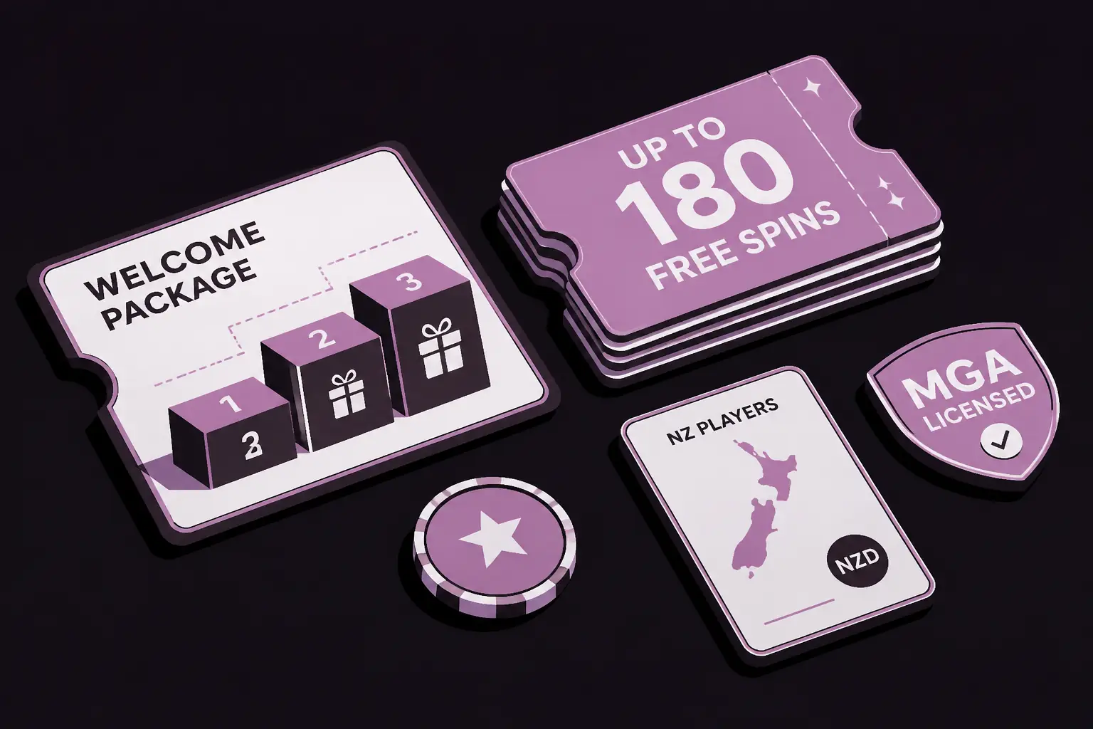 Mr Fortune Casino Free Spins New Zealand – Up to 180 Spins visual guide for Mr Fortune